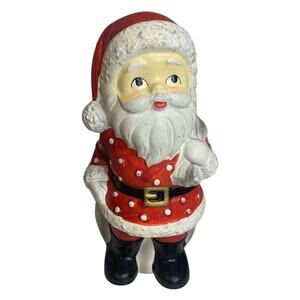 Paper Mache Vintage KN Japan Santa Figurine 8 Inch